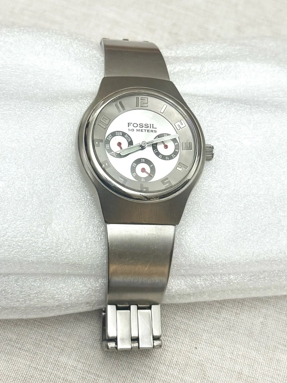 Fossil JR-7958 Men's Vintage Stainless Steel Multifunction Watch